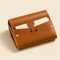 Clasp, close-up of the rivet and folded edge