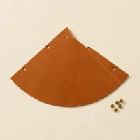 Cone Key Pouch unfolded flat, showing the die-cut blank