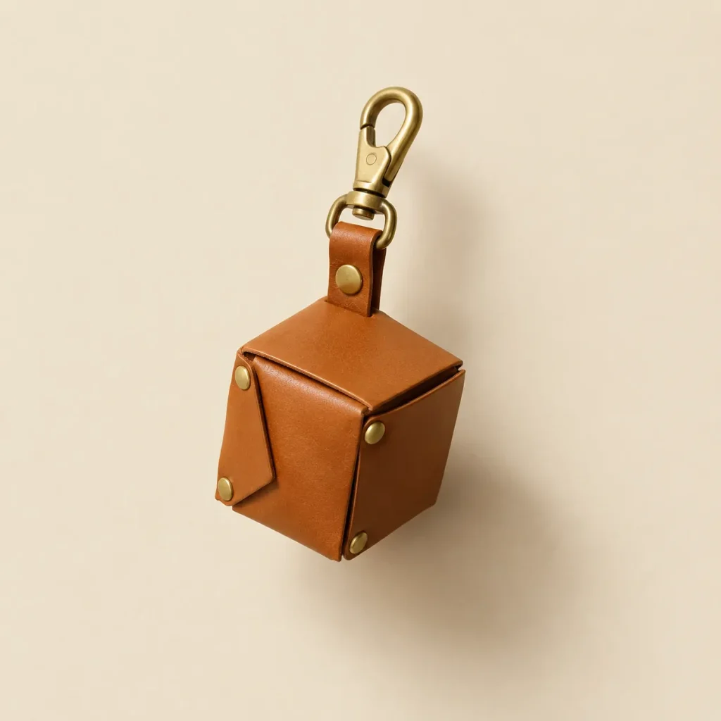 Cube Charm, folded, studio photo