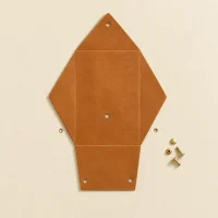 Envelope Key Case unfolded flat, showing the die-cut blank