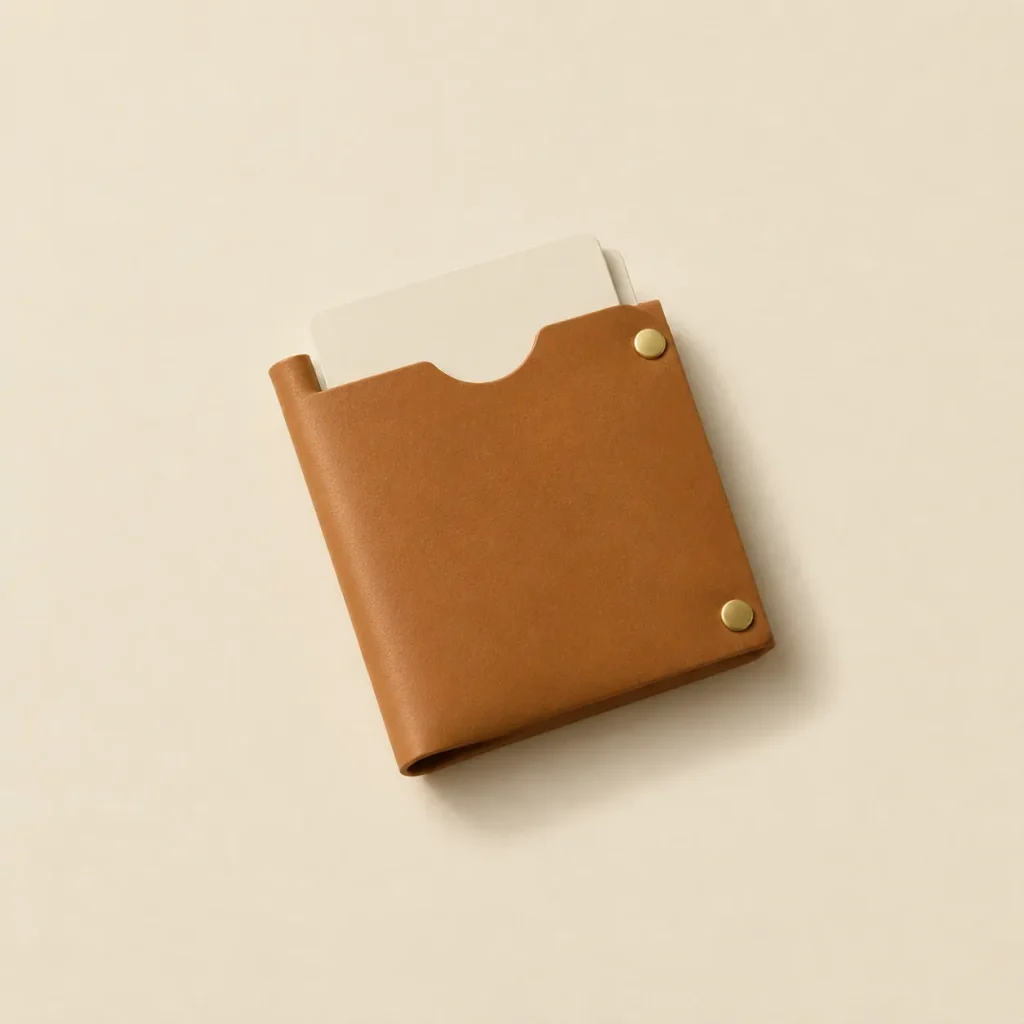 Slipcase, folded, studio photo