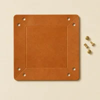 Tray Coin Purse unfolded flat, showing the die-cut blank