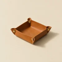 Tray Coin Purse, folded, studio photo