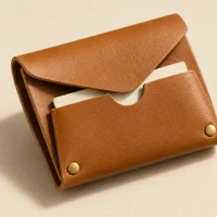 Trine, close-up of the rivet and folded edge