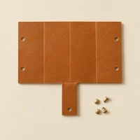 Tube Key Roll unfolded flat, showing the die-cut blank